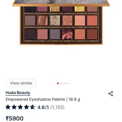 Huda Beauty Empowered Eyeshadow Palette 16.8g