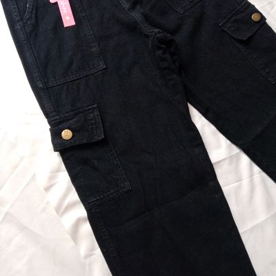 YEEZY Black Five-Pocket Jeans Yeezy