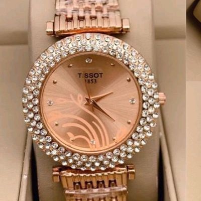 Tissot rose gold ladies watch hot sale