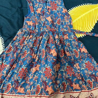 Girls Clothing | Kids Kalamkari Dress 3-4yrs | Freeup