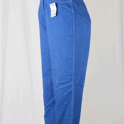 Amazon.com: FiveShops Women Stitching Soft Denim Big Jeans Loose Casual  Hole Pants Long for Women Dark Blue no Hole S : Clothing, Shoes & Jewelry