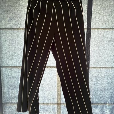 Striped Wide Leg Trousers