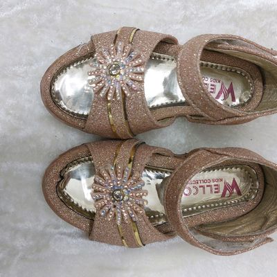 Girls Kids Bow Sandals Wedding Party Dress Princess Shoes Toddler Zip Flat  Shoes | eBay