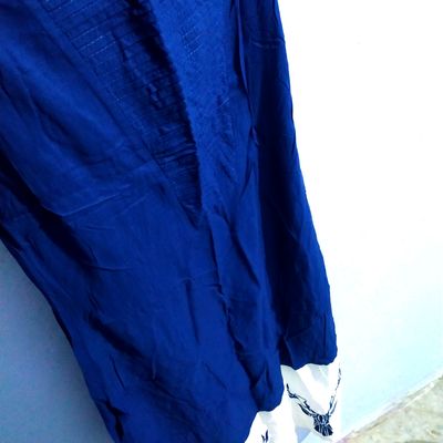 Office Wear Cotton Fabric Soft And Comfortable 3/4th Sleeves Blue Kurti  Bust Size: 42 Centimeter (cm) at Best Price in New Delhi | Sachin Enterprise