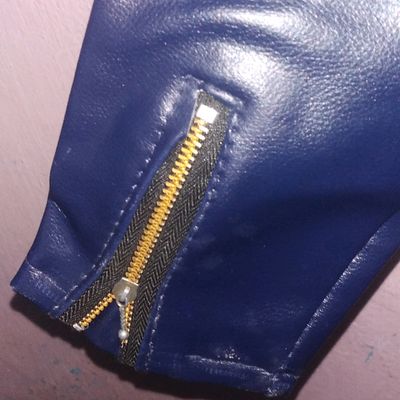 Men's Capsule Corp Future Trunks Blue Leather Jacket – Fanzilla Jackets
