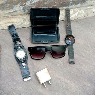 Men's Avenger Print Dial Analog Watch black (sunglasses, singh sunglasses,  kabir singh chashma, kabir singh goggles,