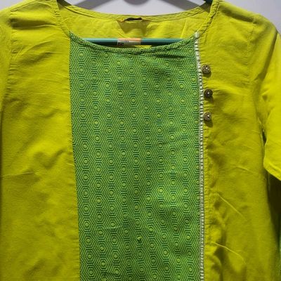 Aurelia Green Floral Print A Line Kurta Price in India, Full Specifications  & Offers | DTashion.com