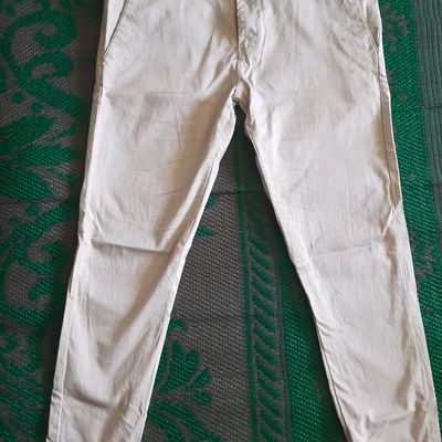 House Of Kari Chikankari Embroidered Cotton White Relaxed Pants-10 - House  Of Kari (Chikankari Clothing)