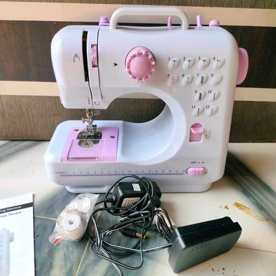 Mini Multifunctional Household Sewing Machine Pink