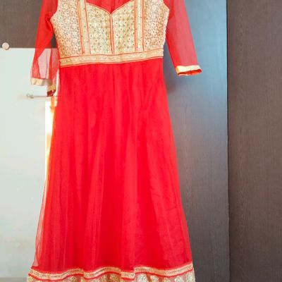 Ethnic Gowns | Embroidered Indian Party/Evening Gown For 500 Rs. Size Small  To Medium. Worn Few Times On Occasion. | Freeup