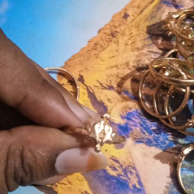 Buy Naveen Metal Works Panchaloha/Impon Ruby/Manickam ring for men and  women | Ring for men|Ring for women |Panchaloha ring|Impon ring (12) at  Amazon.in