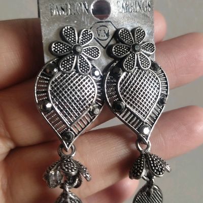 Jewellery house , Artificial Silver Earring ,Super Quality For Girls And  Women