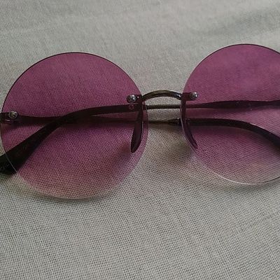 Pink One Piece Butterfly Sunglasses