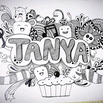 Artwork Doodle Name Art Soft Copy For 200 Hard 400 And With Frame 600 Rs Inr Can Be Negotiated Coins Freeup