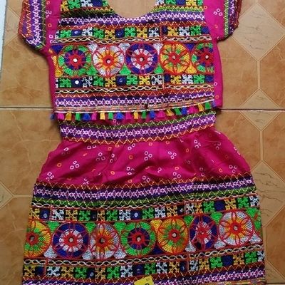 Rent Buy Radha Lehenga with Jewellery Pink Dress for Girls in India