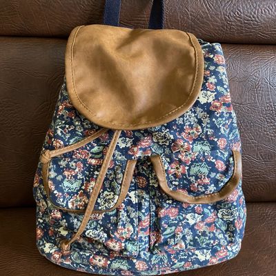 Leather Backpack Purse Floral | ShopStyle