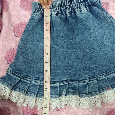 Fashion Fruitss Denim Skirt Baby Girl Up to 6 to 8 Years : Amazon.in:  Clothing & Accessories