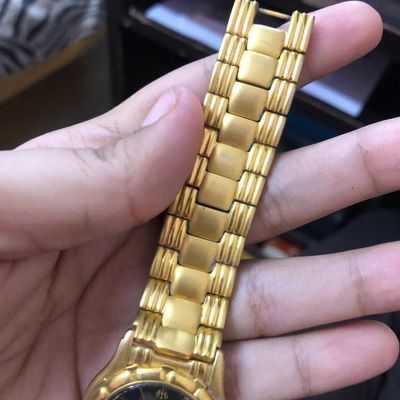 Lobor watch 23k store gold plated japan quartz