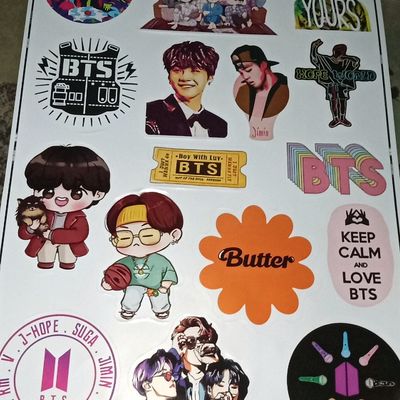 BTS Mic Drop Stickers | Kpop Sticker pack | Bangtan Stickers