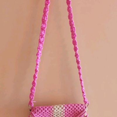 Flower Handmade Design Sling bags For Girls and kids Purse