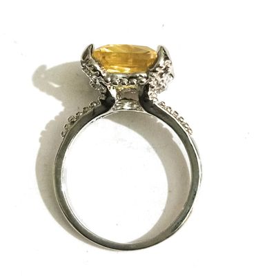 Yellow Gold and Sapphire Rock RIng | Von Bargen's Jewelry