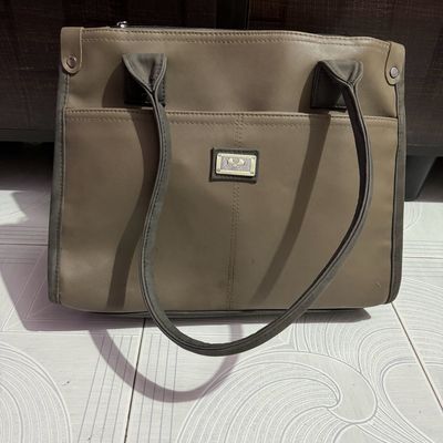 Paste Brown Leather Zip Satchel Shoulder Crossbody Bag Purse Handbag Brown  | eBay
