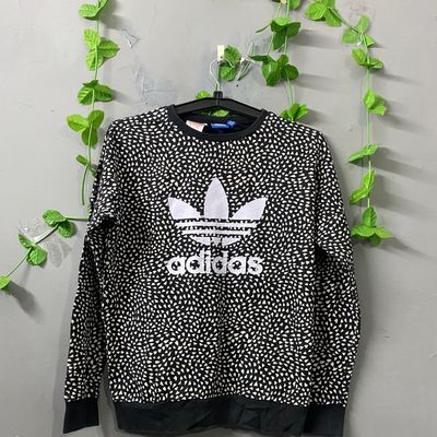 Adidas originals cheap lotus print sweatshirt