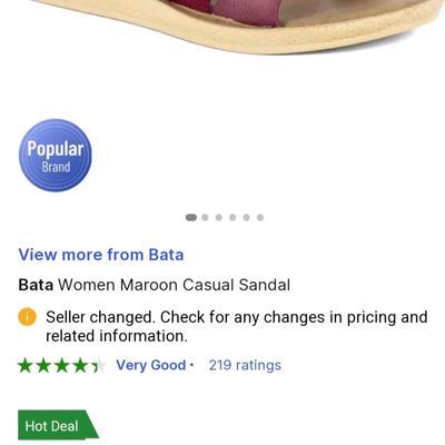 Bata hot sale sandals 219