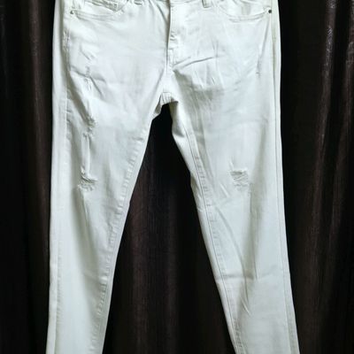 A7 Jeans with Swarovski Elements White Denim Pants NWT | White denim, Denim  pants, Pants