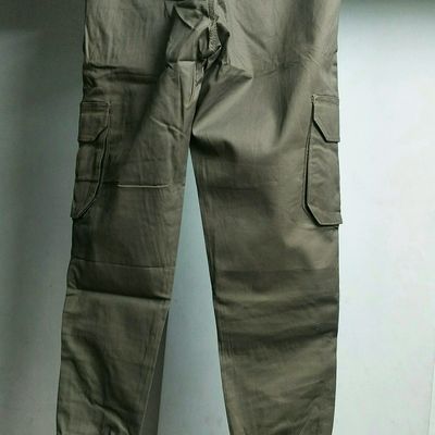 Buy Krystle® Boy's Cotton Slim fit Cargo Trouser Pant 6 Pocket Black Size  40 at Amazon.in