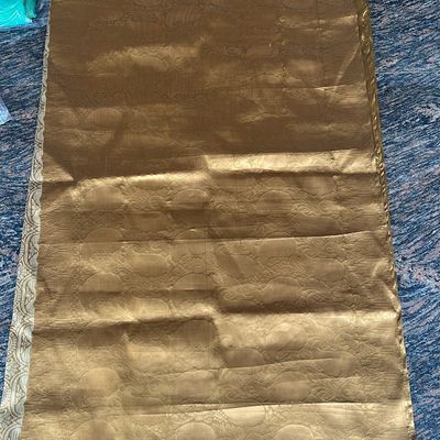 Sarees, Golden silk blend saree