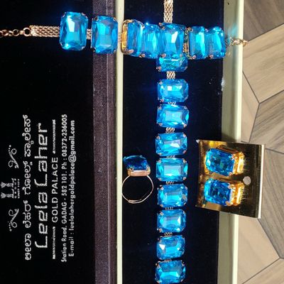 Jewellery Sets, 🆕Complete Combo Set Diamond 💎blue Color Reseller Unused  Brand New