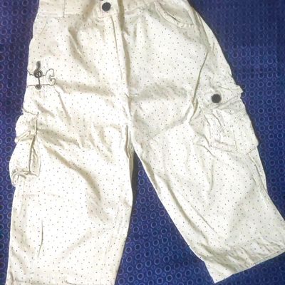 Short For Boys Casual Solid Cotton GOLDEN CARGO AND KHAKI SHORTS