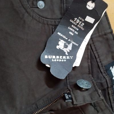 Burberry Gray Capri Pants for Women