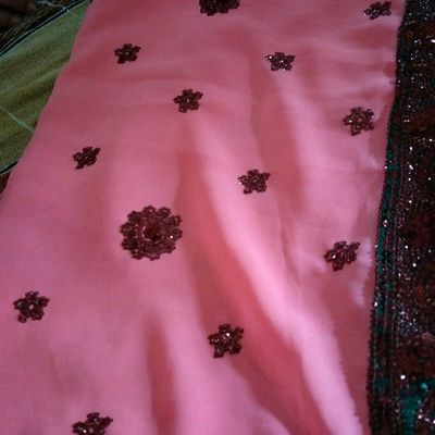 Buy Rani Pink Saree In Silk With Brocade Geometric And Floral Design On The  Pallu And Gotta Embroidery KALKI Fashion India