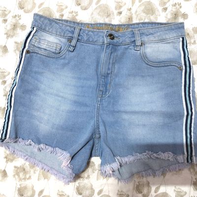 Shorts & Skirts | Roadster Denim Light Blue Shorts | Freeup