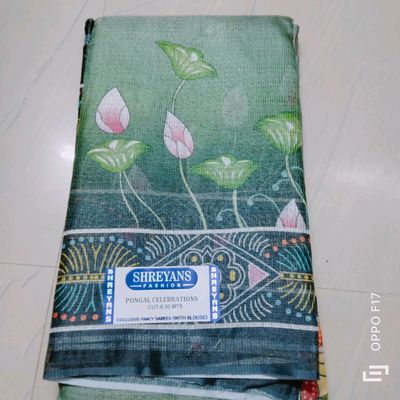 Work In Progress- Fabric painting on saree – Ranjana's Craft Blog