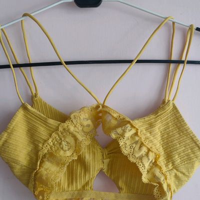 Bra, Yellow Hot Shot Padded Bra