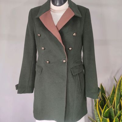 Green greatcoat on sale