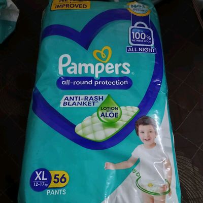 Buy Pampers Active Baby Extra large 56 Pants Online on Discounted Price in  Srinagar | SaharMall