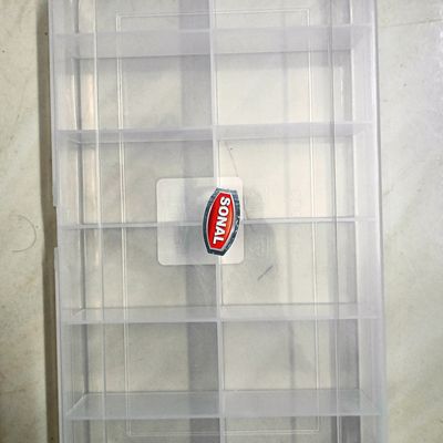 Containers & tiffin boxes, Multipurpose Plastic Storage Box with Dividers  12