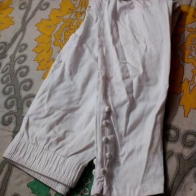 Buy FUGAZEE Men's White Cotton Twill Flared Cargo Trouser at Amazon.in