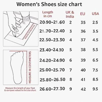 Bata sandals 2024 size chart