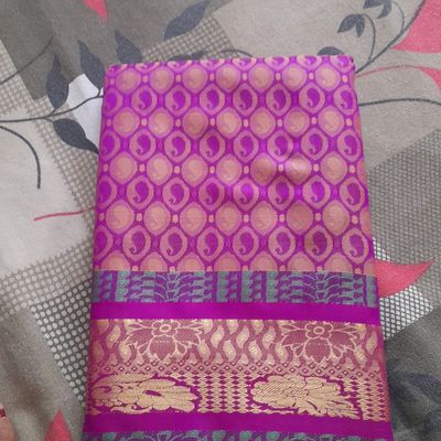 Kanjivaram Soft Silk Saree- Black & Maroon – My Clothing Treasure