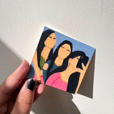 Artwork, Mini Canvas Art, Gift Your Special Ones 🧿