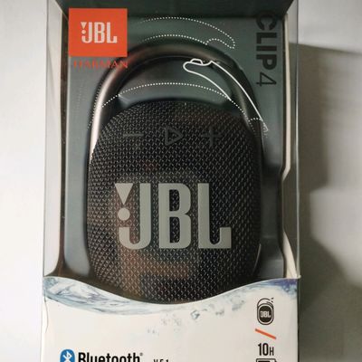 Headphones & Speakers, JBL Clip 4 Black Bluetooth Speaker