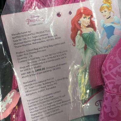 Disney Princess Coloring Book Bag Tote Set for Girls - Bundle with