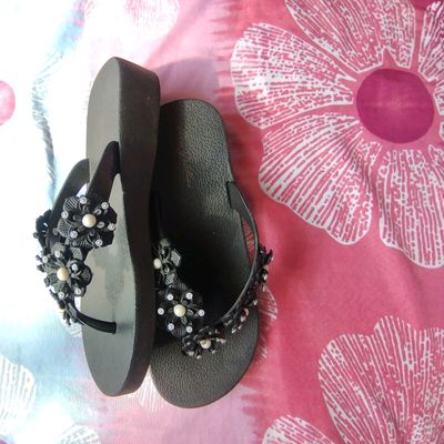 Valentino Black Velvet Platform Sandals Size 8.5/39 - Yoogi's Closet