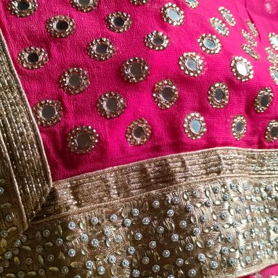 Kutch Mirror Work Embroidery Yellow Saree Online Shopping India USA – Sunasa