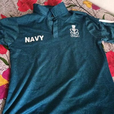 Indian navy shop polo t shirt